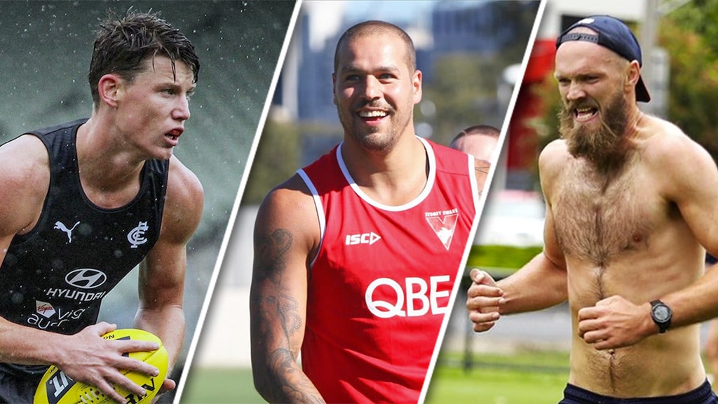 0411_backontrack_1024.jpg Sam Walsh, Lance Franklin and Max Gawn were among the players to return to training on the first day of pre-season - AFL,Game,Update,News